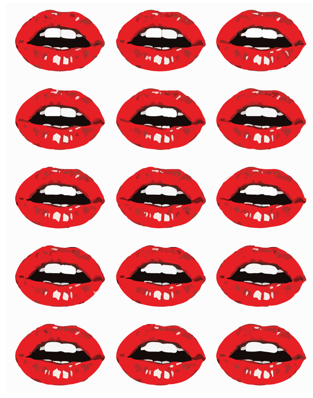15 LIPS POSTER - PosterFi