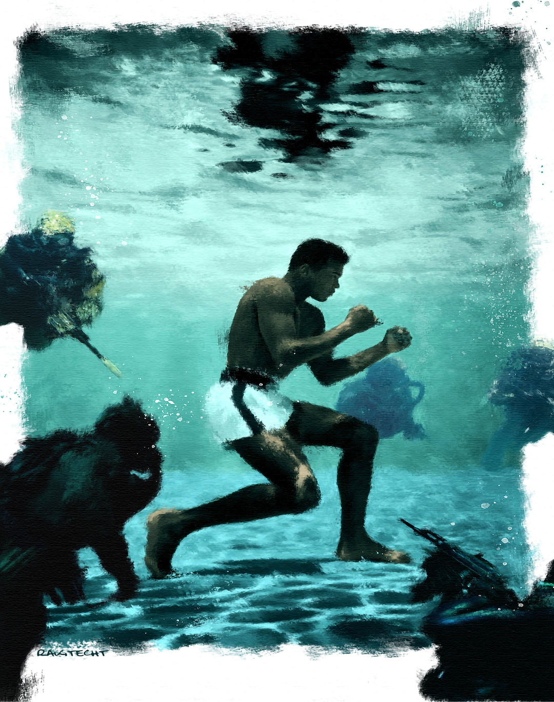 ALI UNDERWATER - PosterFi