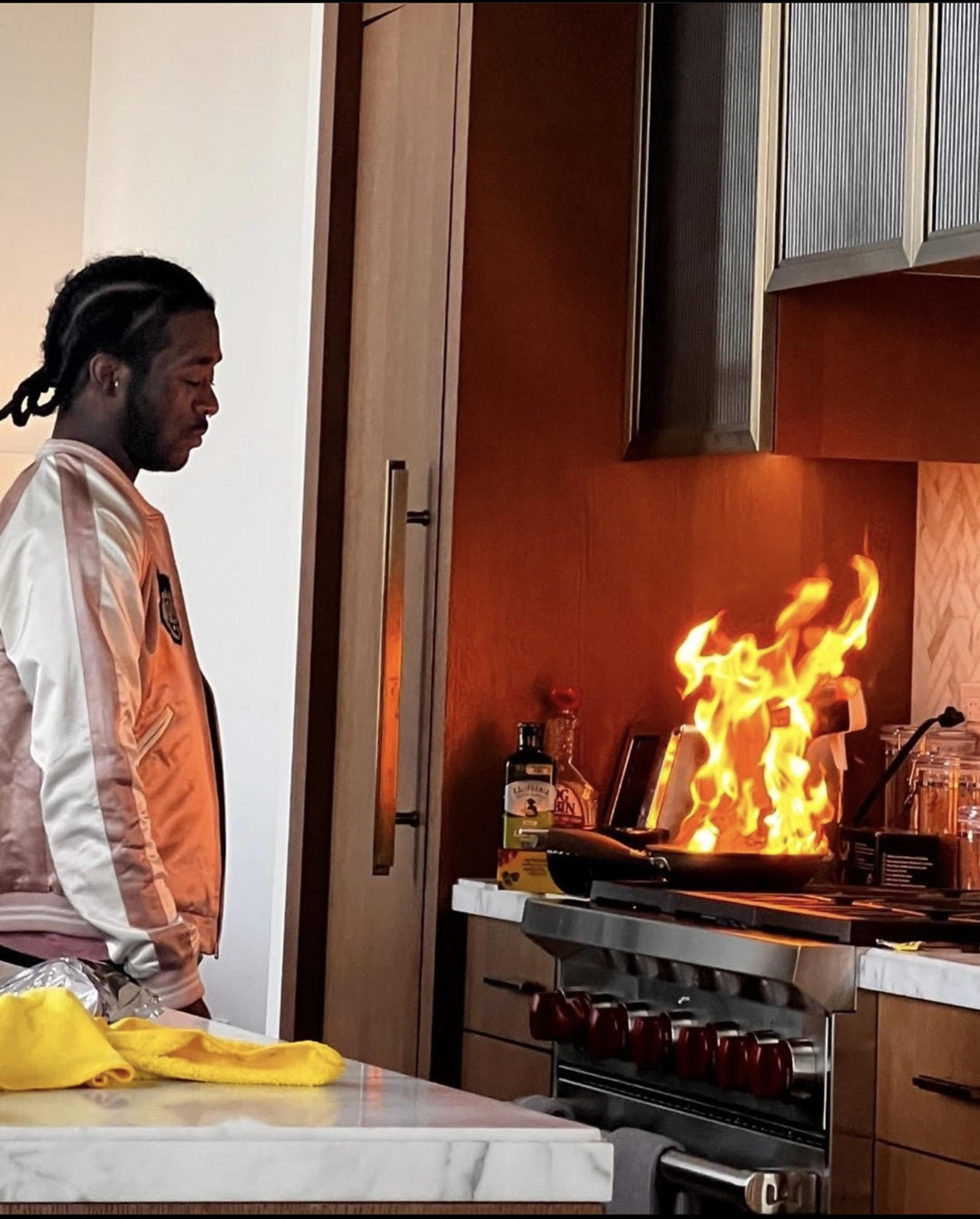 BURNING UZI POSTER - PosterFi