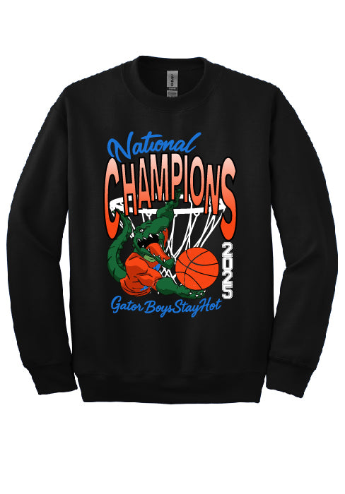 GATORS 2025 NATIONAL CHAMPIONS CREW NECK - PosterFi