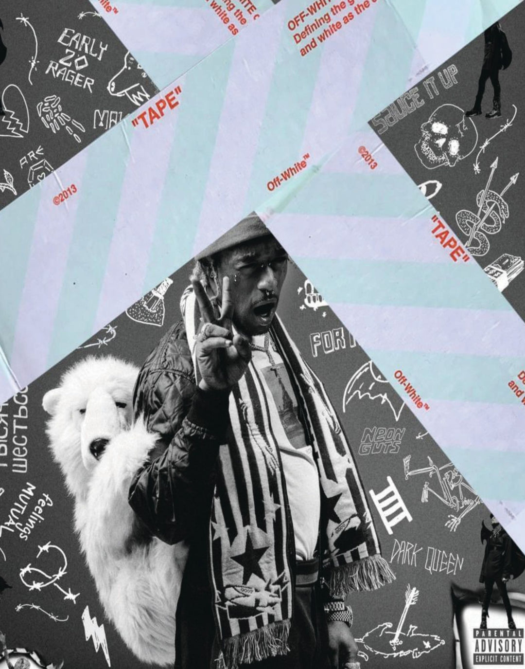 LUV IS RAGE 2 COVER POSTER