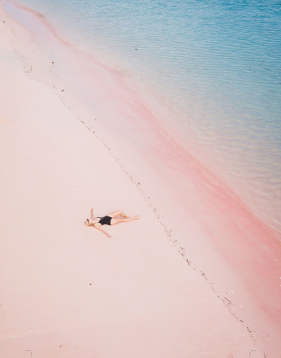 PINK BEACH POSTER - PosterFi