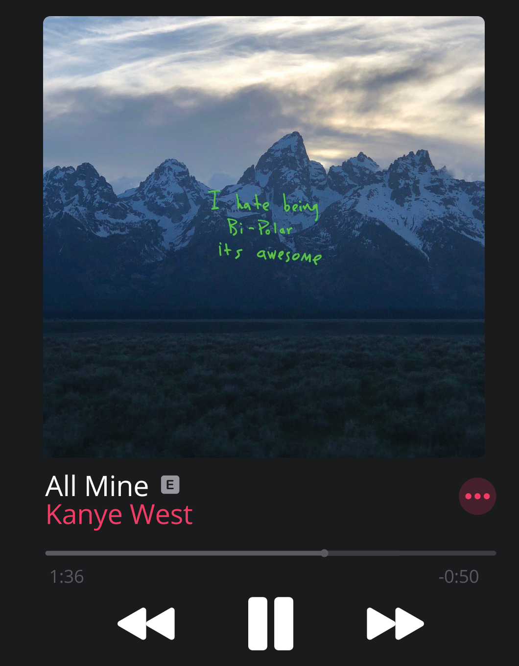 ALL MINE MUSIC POSTER - PosterFi