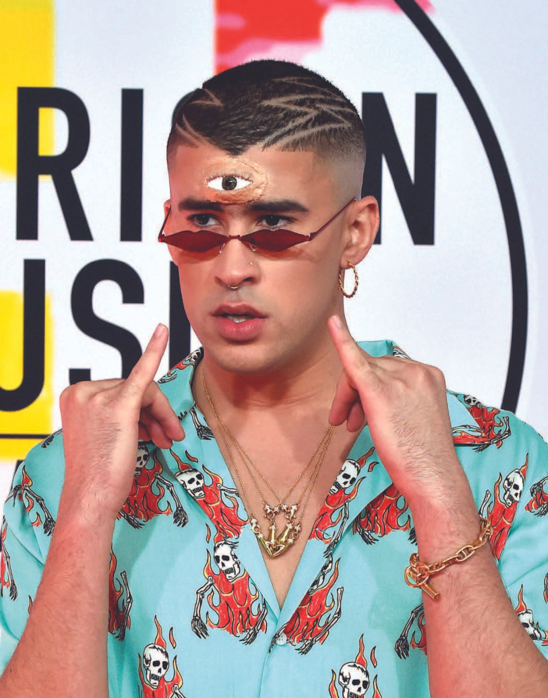 BAD BUNNY THIRD EYE POSTER - PosterFi