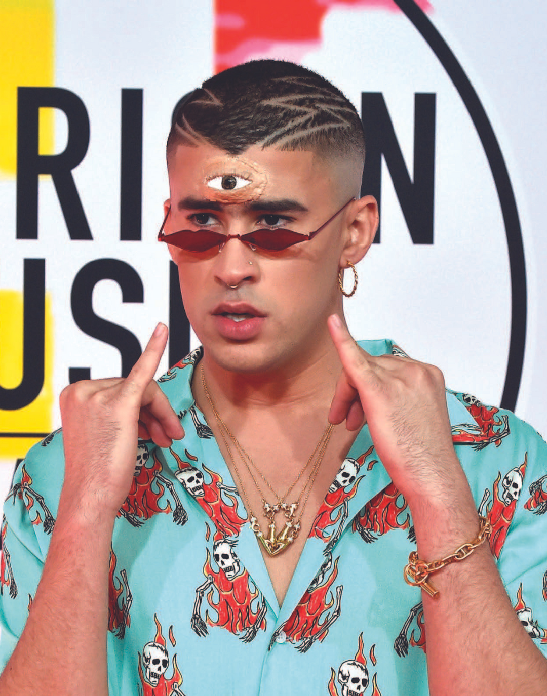 BAD BUNNY THIRD EYE POSTER - PosterFi
