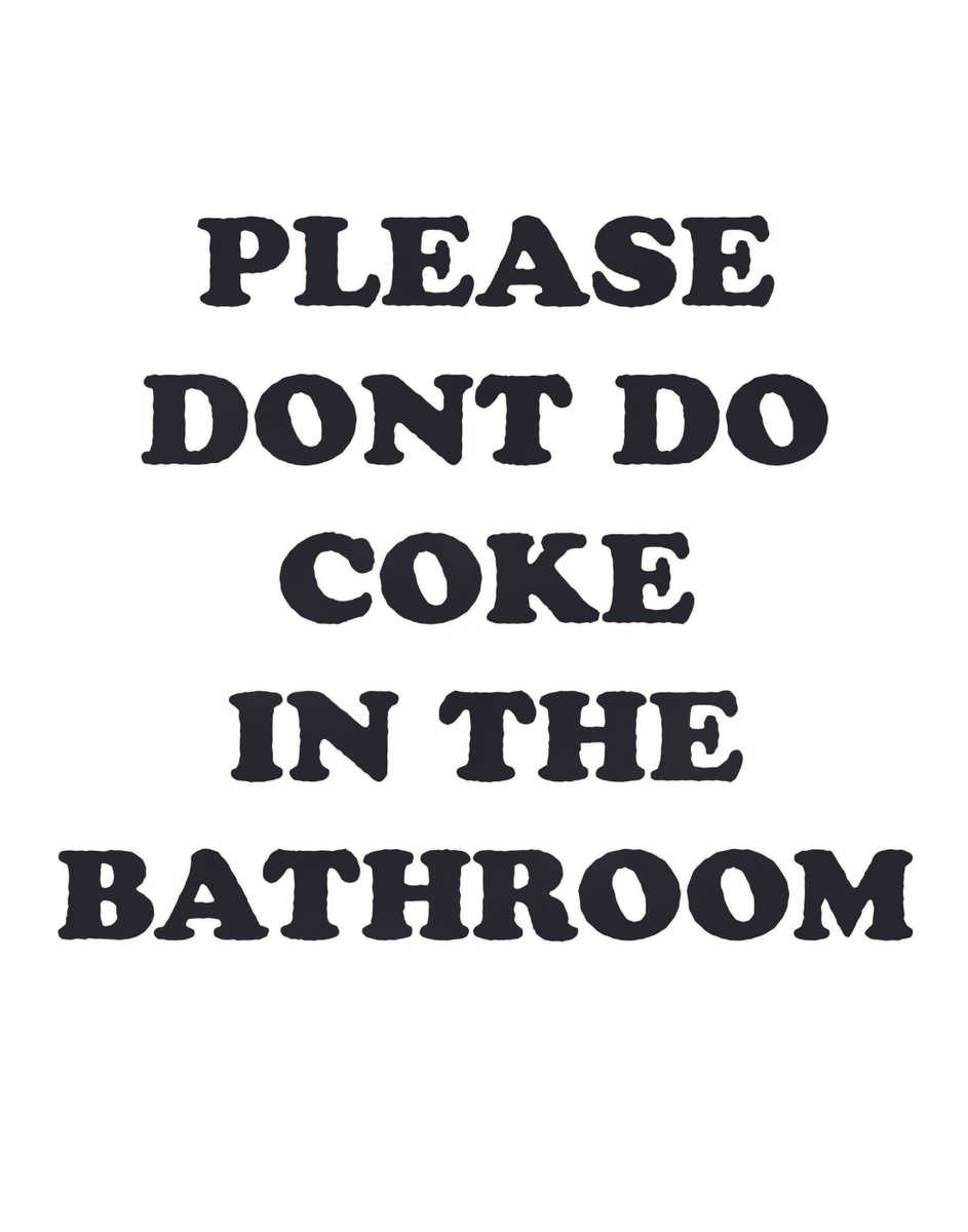 BATHROOM RULES POSTER IN MULTIPLE COLORS ??? PosterFi