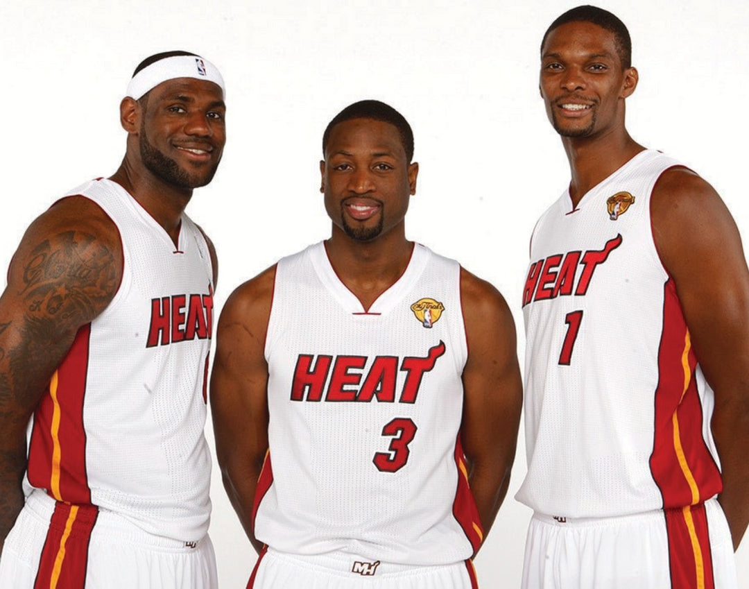 BIG 3 MIAMI HEAT POSTER - PosterFi
