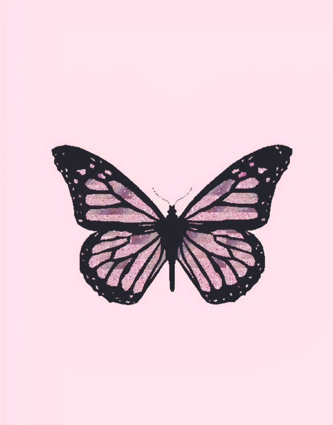 BUTTERFLY GIRL POSTER - PosterFi