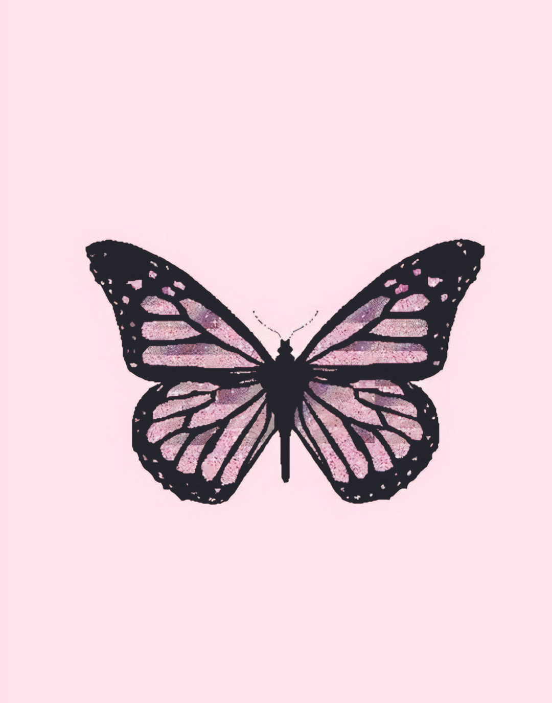 BUTTERFLY GIRL POSTER - PosterFi