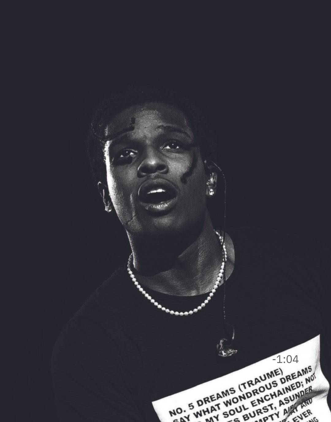 DARK ASAP ROCKY POSTER - PosterFi