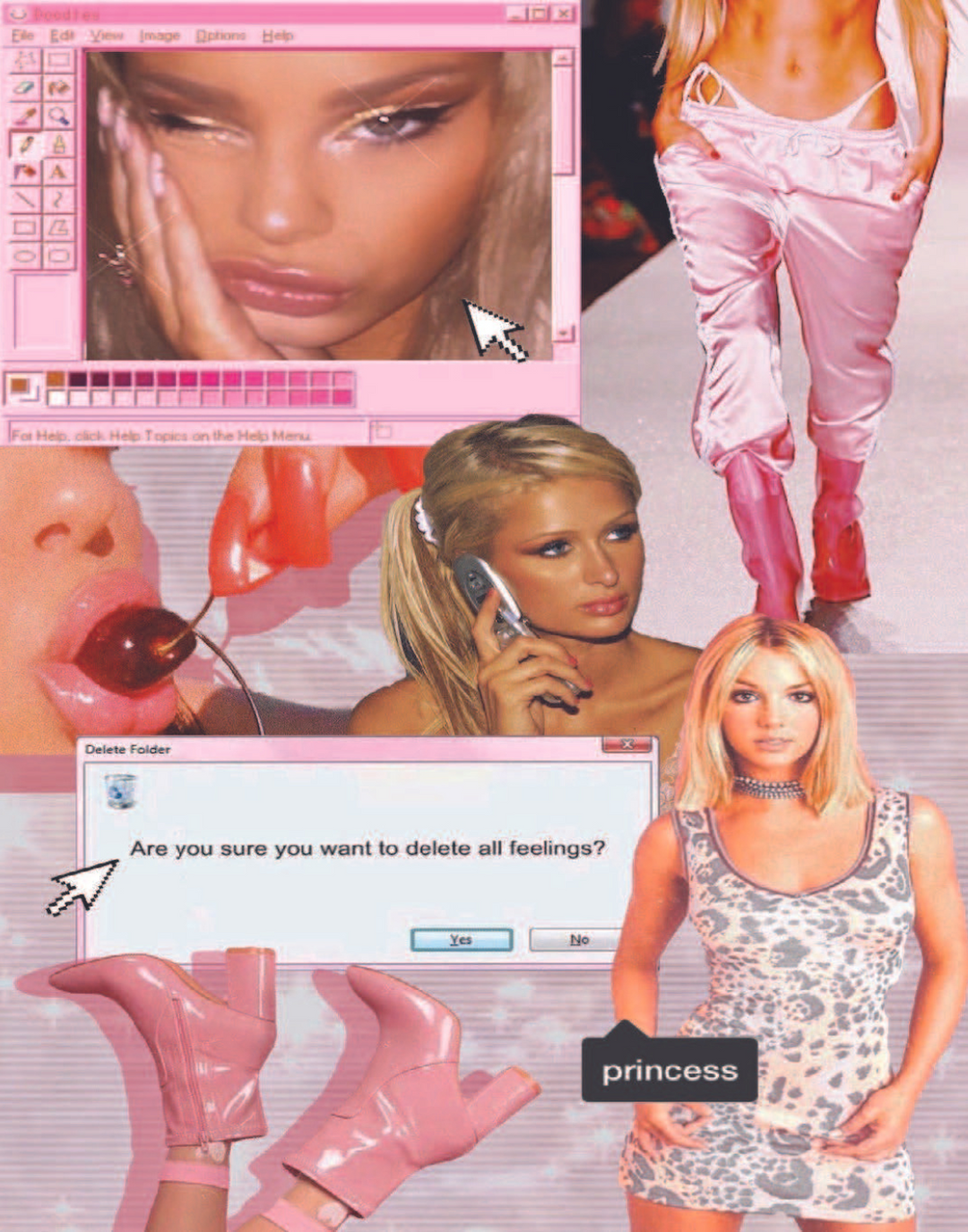 DELETE FEELINGS POSTER - PosterFi