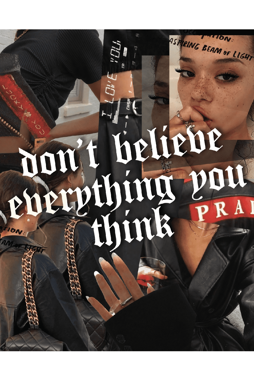 DONT BELIEVE ANYTHING POSTER - PosterFi