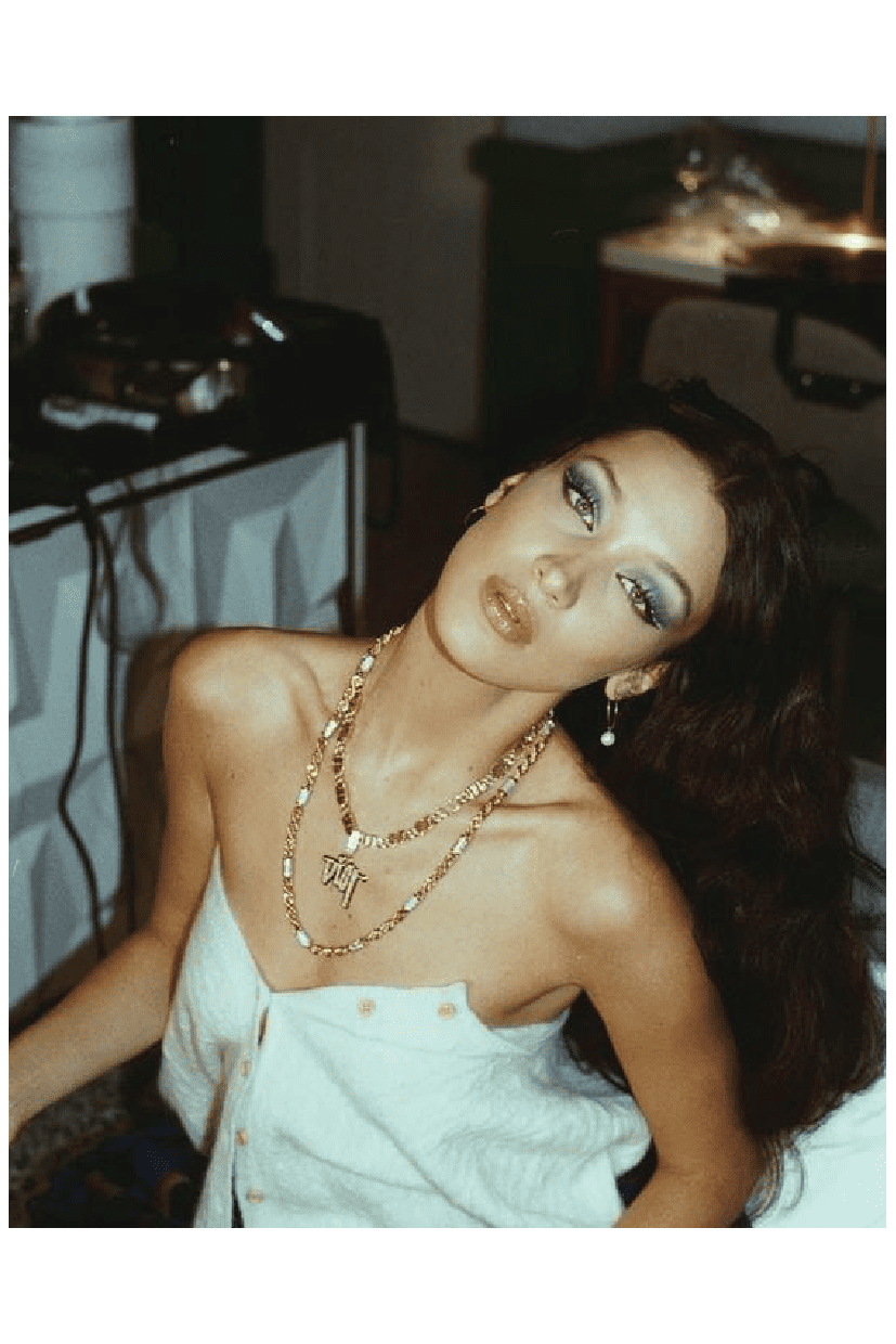 GOLD N GLAM HADID POSTER - PosterFi