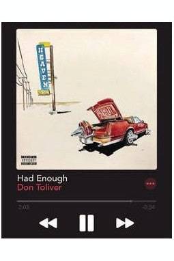 HAD ENOUGH MUSIC POSTER - PosterFi