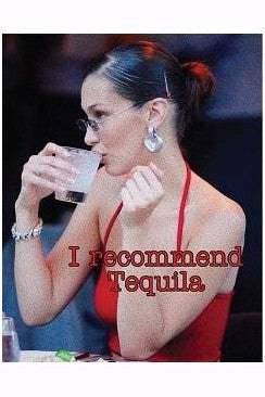 I RECOMMEND TEQUILA POSTER - PosterFi