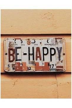 JUST BE HAPPY POSTER - PosterFi