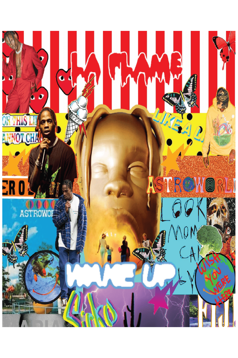 LA FLAME COLLAGE POSTER - PosterFi