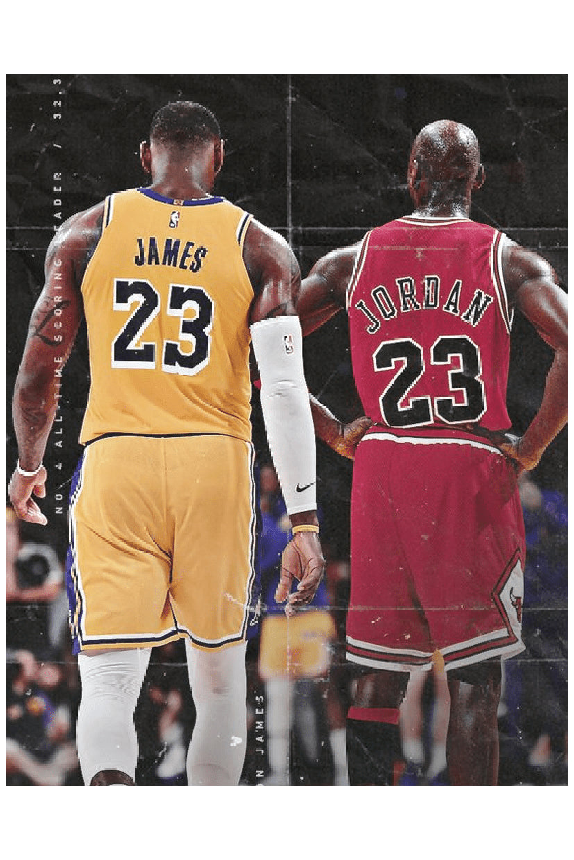 LEBRON X JORDAN POSTER - PosterFi