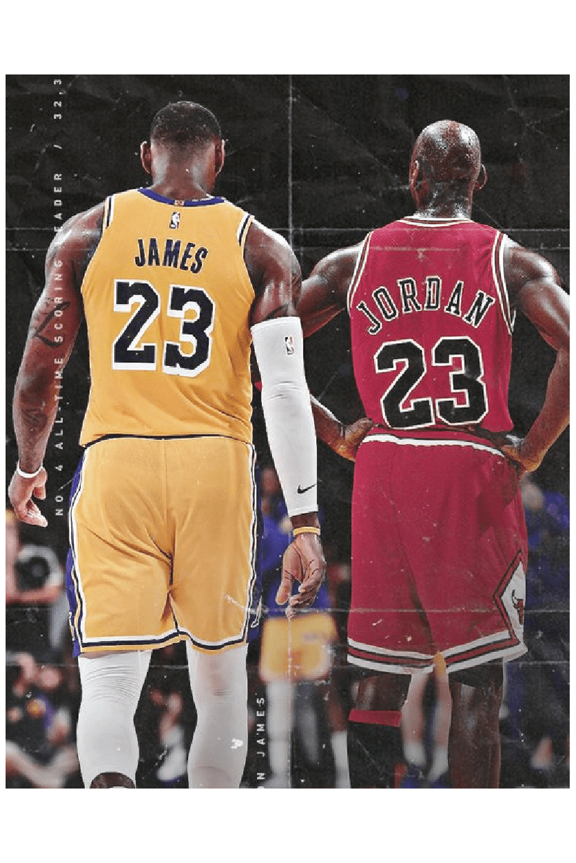 LEBRON X JORDAN POSTER - PosterFi