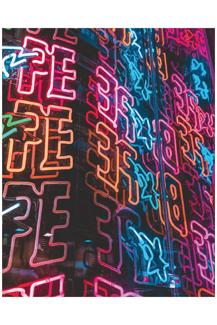LED BAPE POSTER - PosterFi