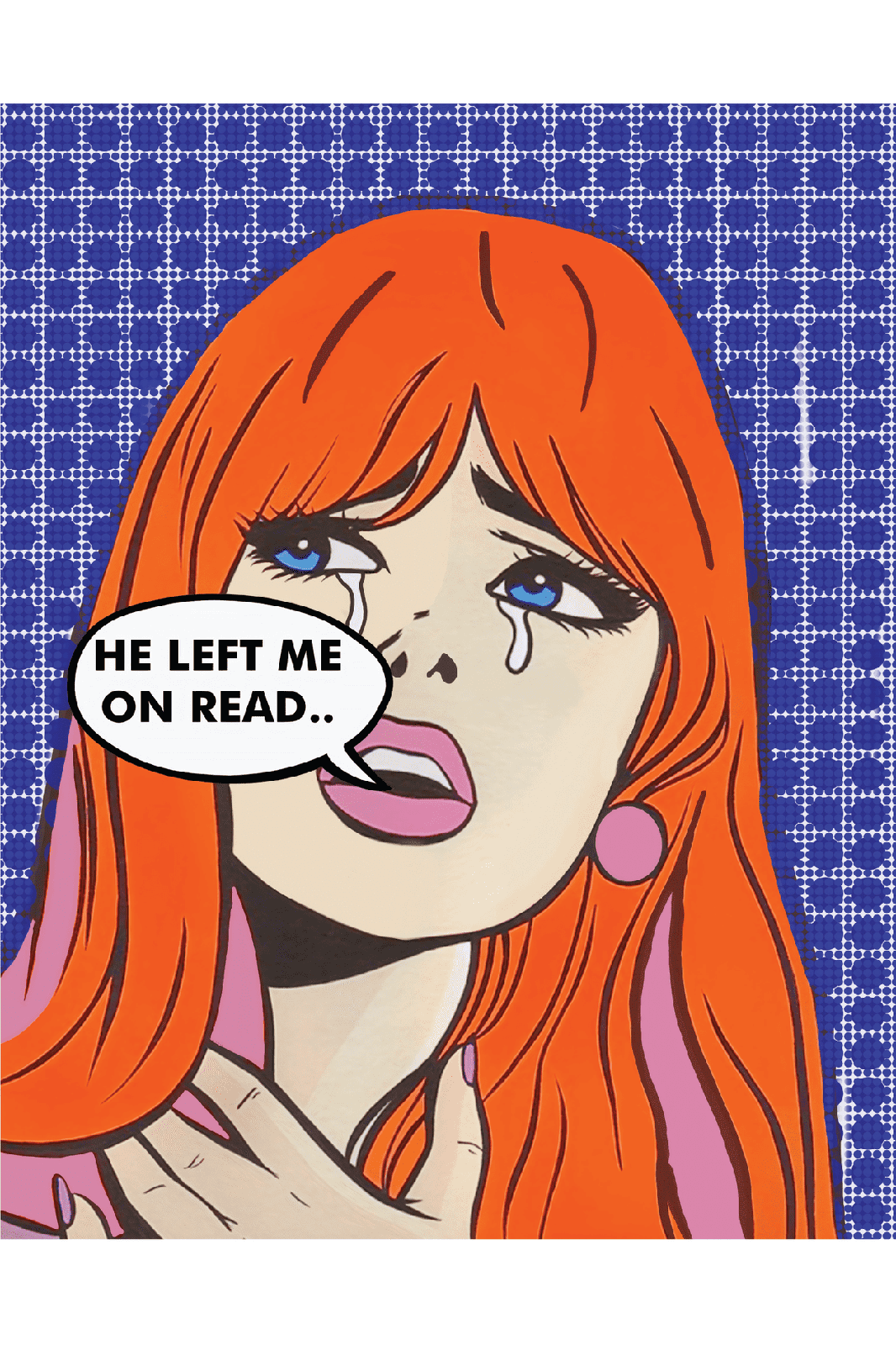 LEFT ON READ POSTER - PosterFi