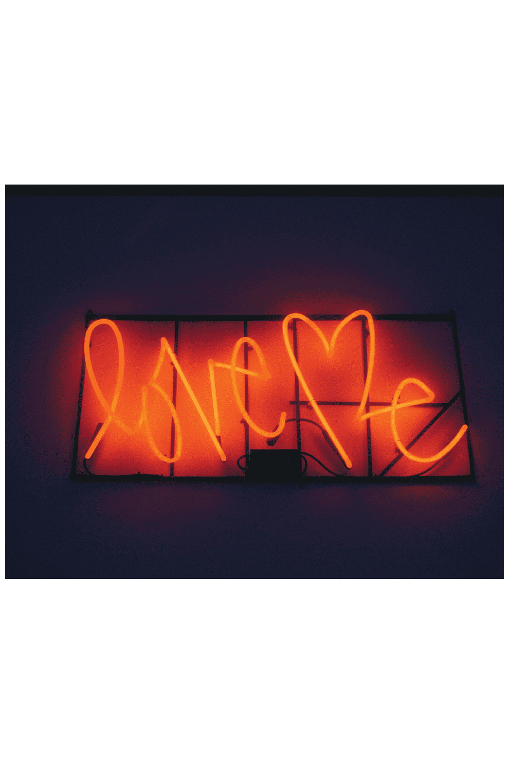 LOVE ME LED POSTER - PosterFi