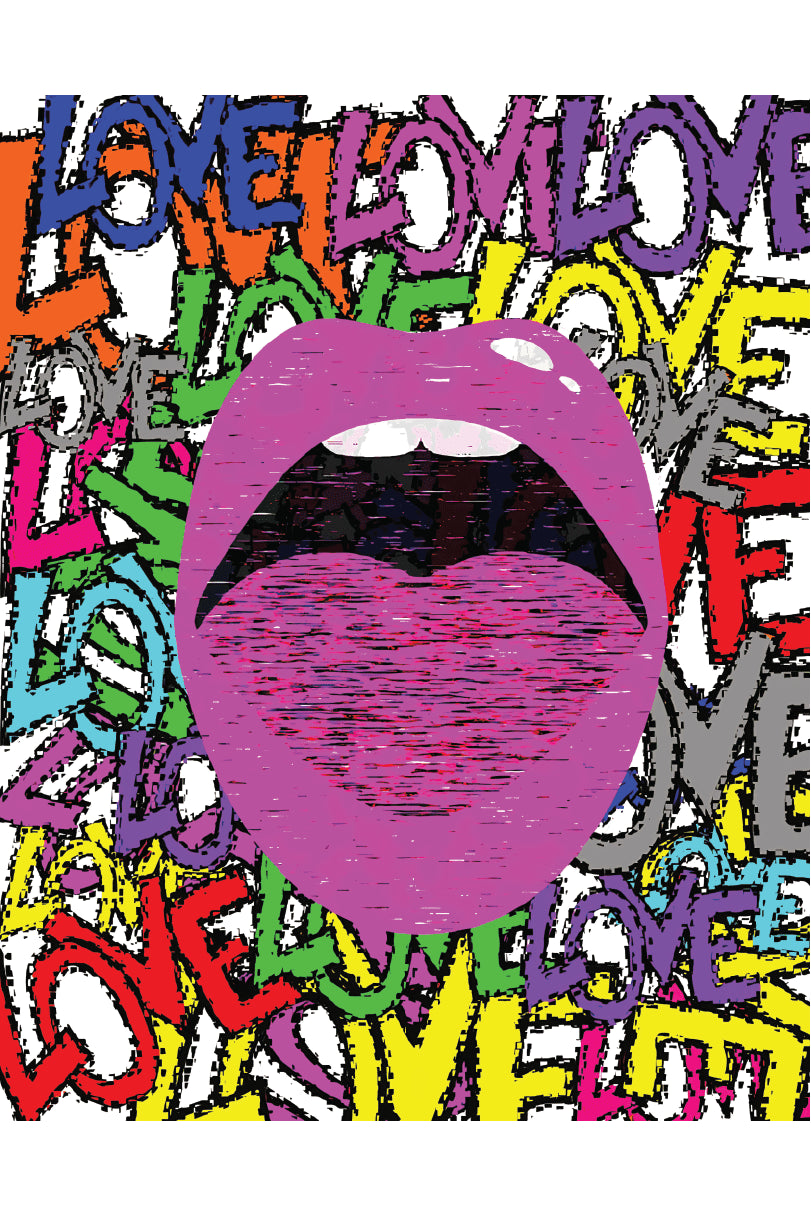 LOVE MOUTH POSTER - PosterFi