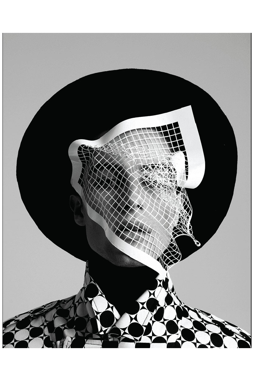 MESH GIRL POSTER - PosterFi