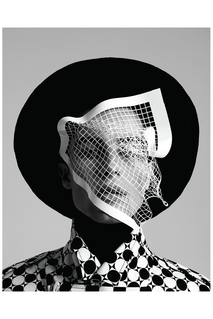 MESH GIRL POSTER - PosterFi