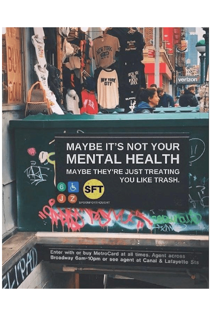 MIGHT B MENTAL ILLNESS POSTER - PosterFi