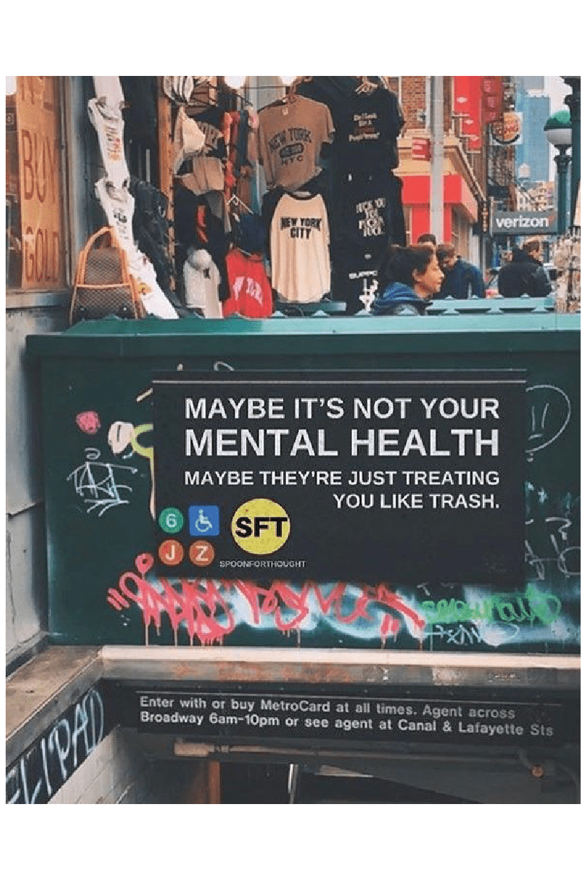 MIGHT B MENTAL ILLNESS POSTER - PosterFi