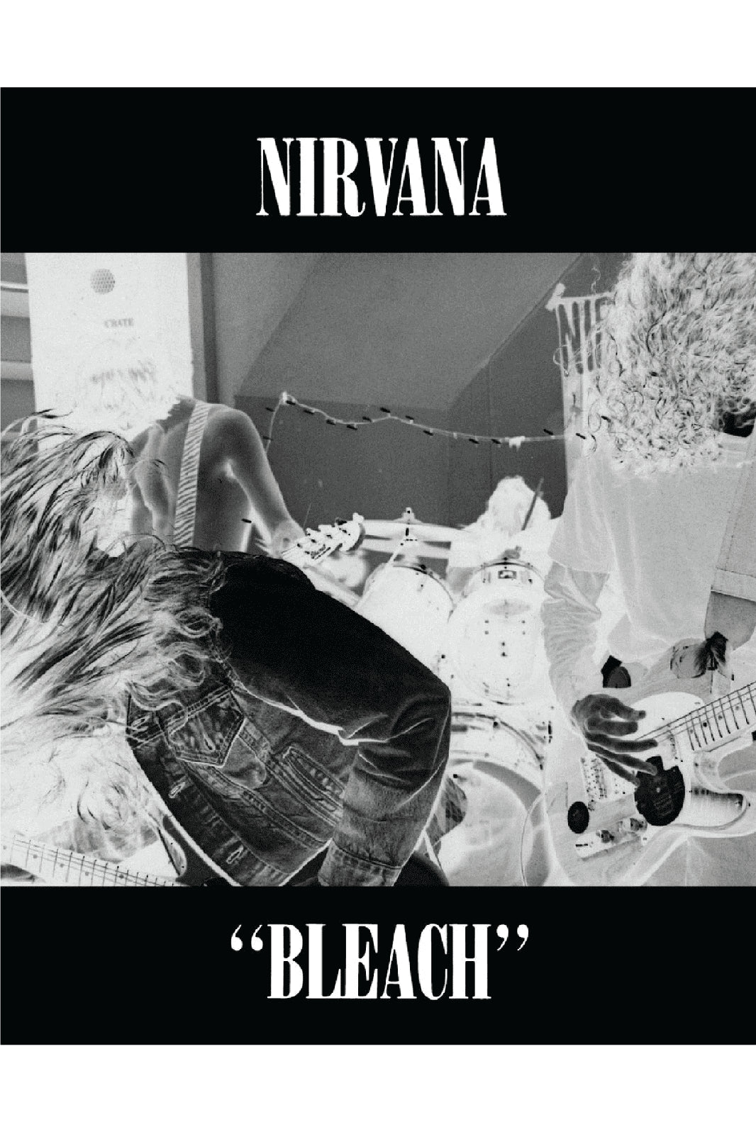 NIRVANA BLEACH INVERTED POSTER - PosterFi