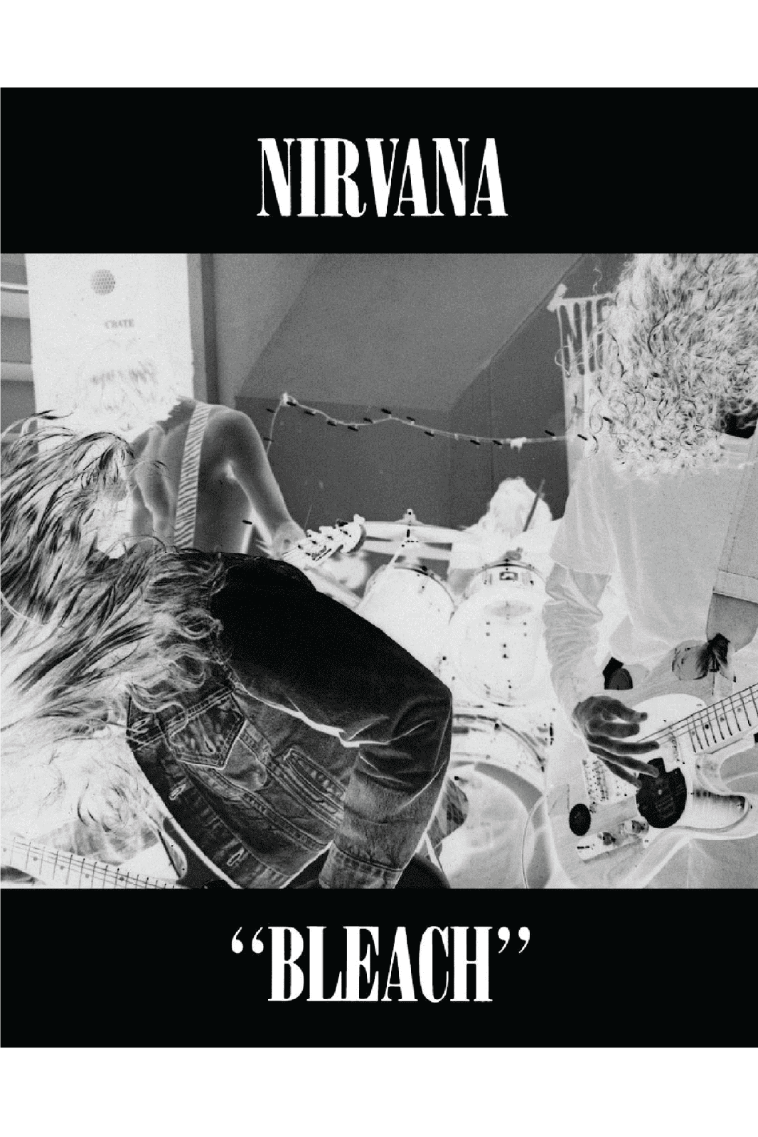 NIRVANA BLEACH INVERTED POSTER - PosterFi