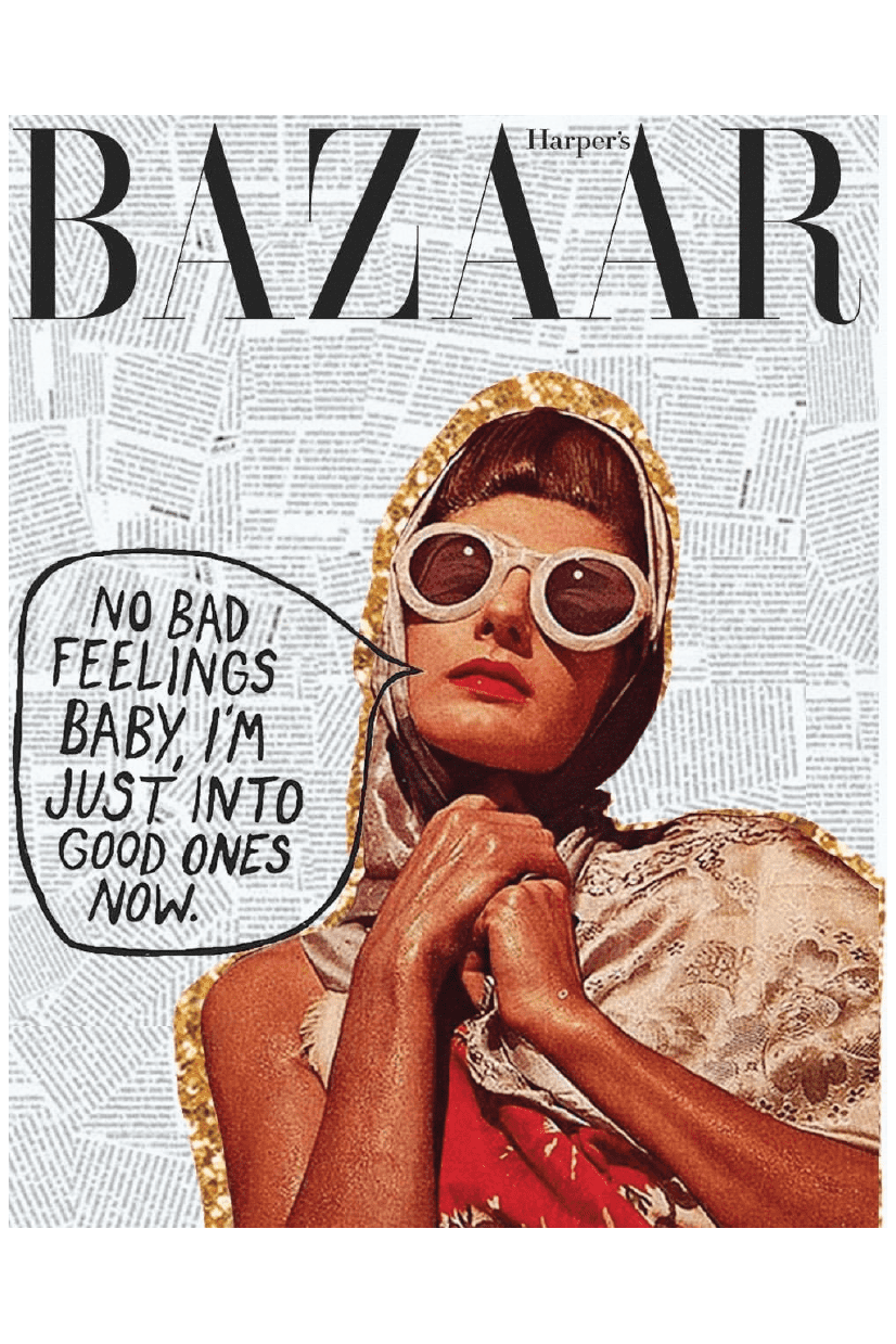 NO BAD FEELINGS BAZAAR POSTER - PosterFi