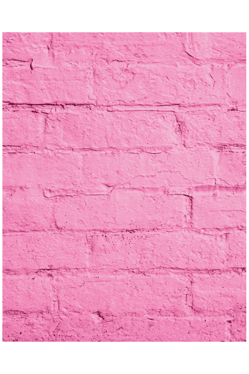 PINK BRICK POSTER - PosterFi