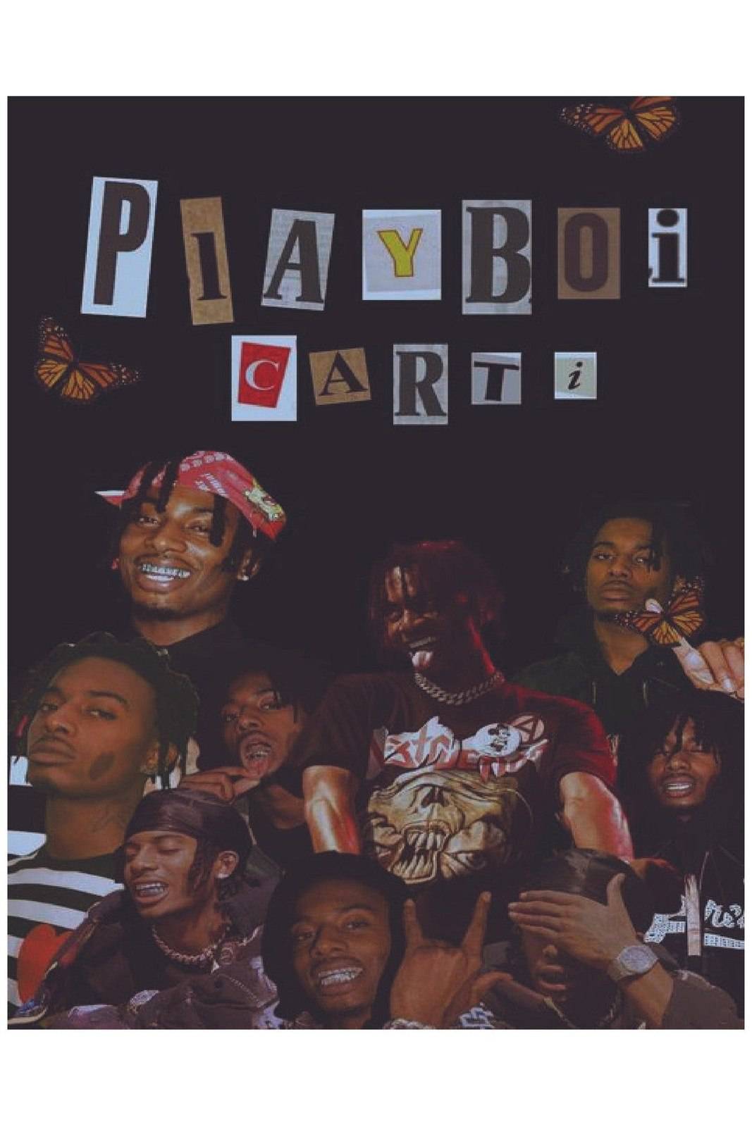 PLAYBOI COLLAGE POSTER - PosterFi