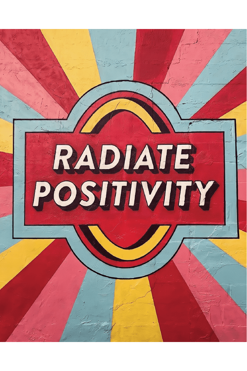 RADIATE POSITIVITY POSTER - PosterFi