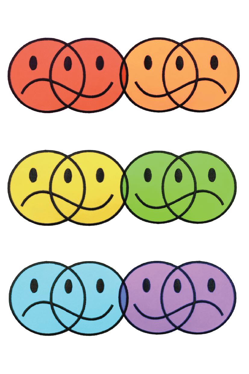 RAINBOW FACES POSTER - PosterFi