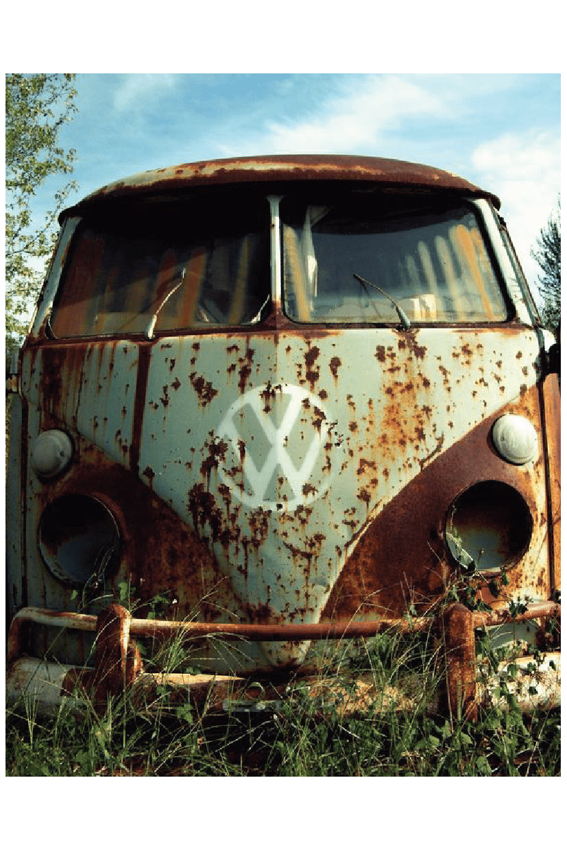 RUSTY BUS POSTER - PosterFi