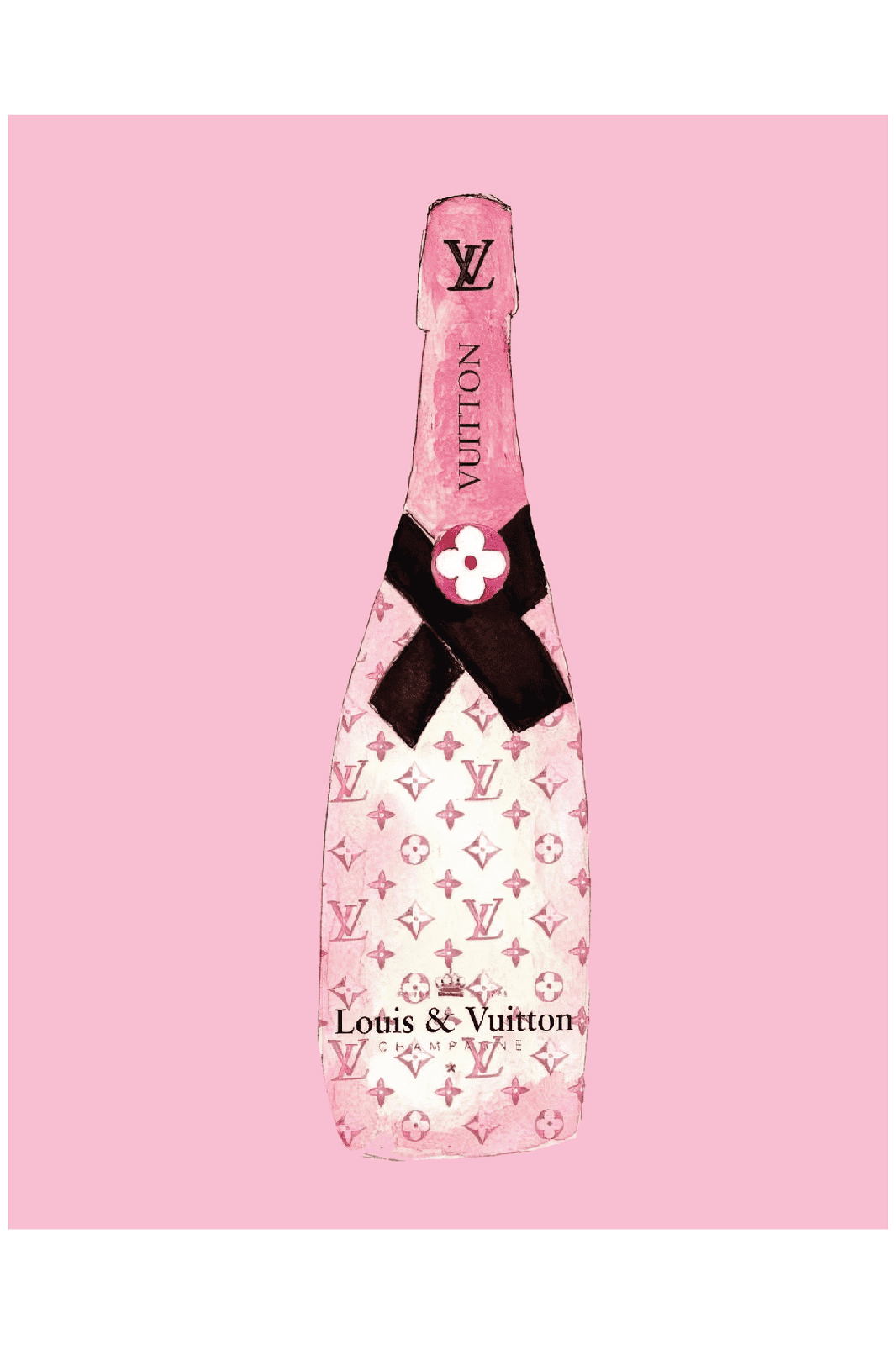 SPARKLE BOTTLE POSTER - PosterFi