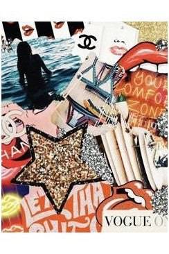 STAR COLLAGE POSTER - PosterFi