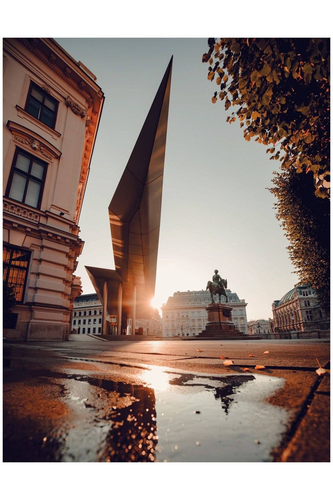 SUNRISE STATUE POSTER - PosterFi