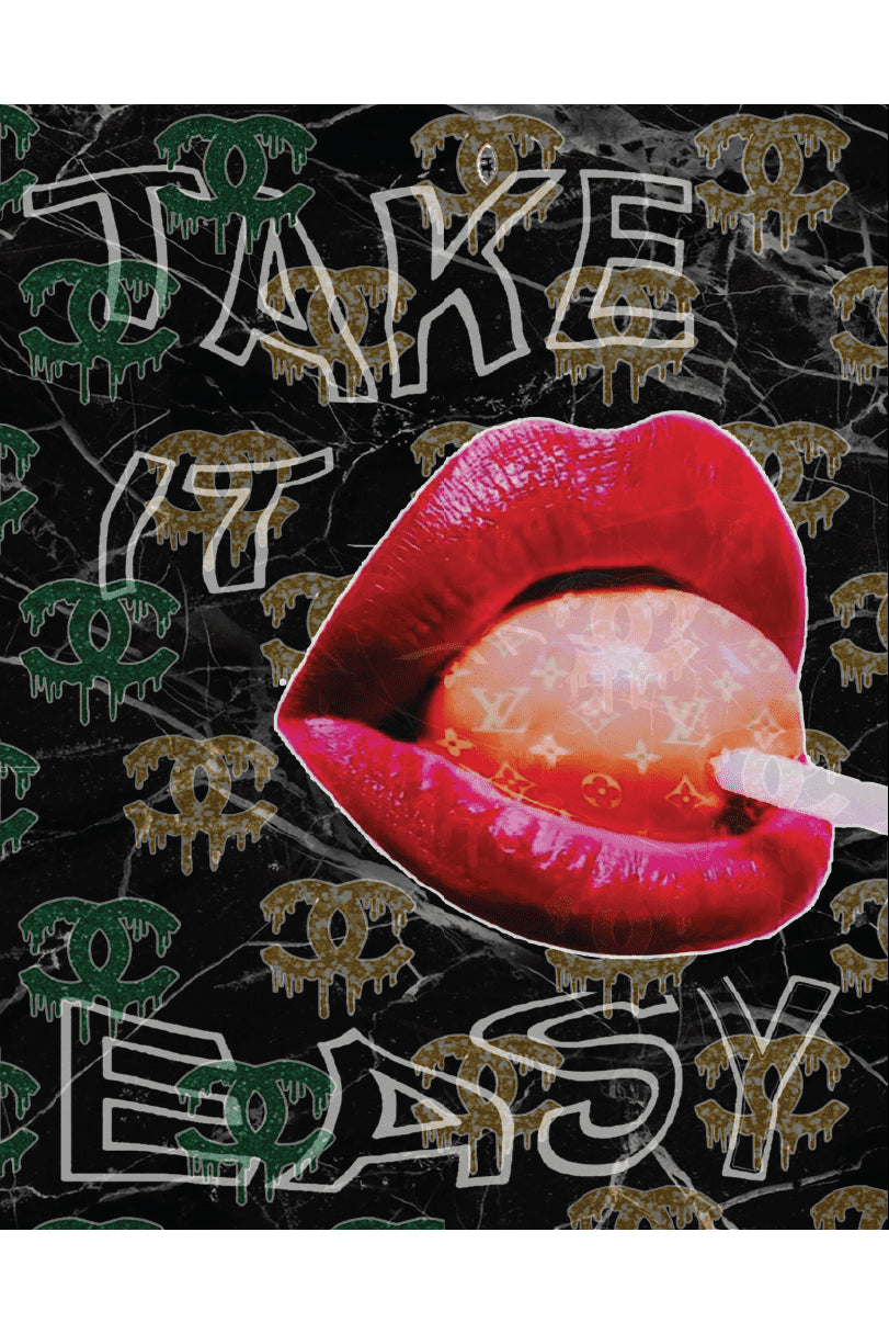 TAKE IT EASY MOUTH POSTER - PosterFi