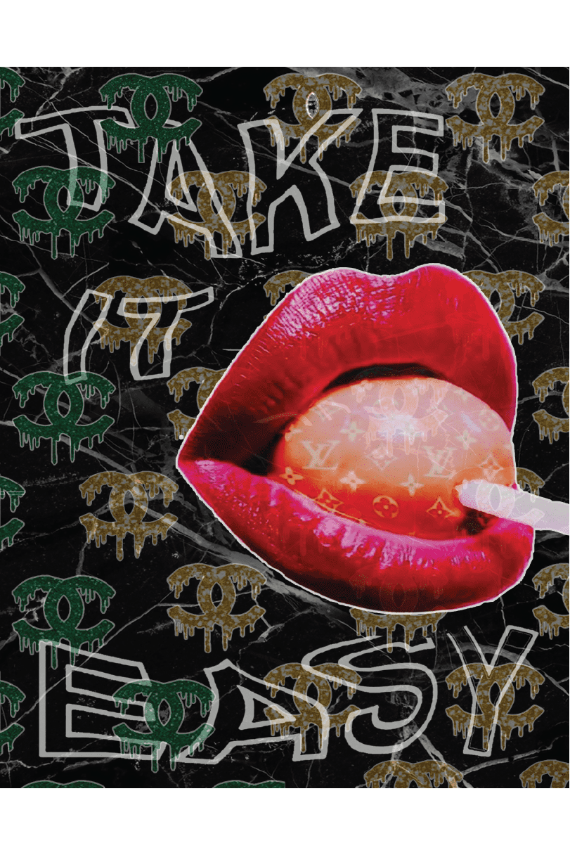 TAKE IT EASY MOUTH POSTER - PosterFi
