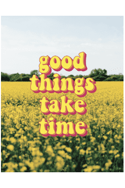 TAKE TIME POSTER - PosterFi