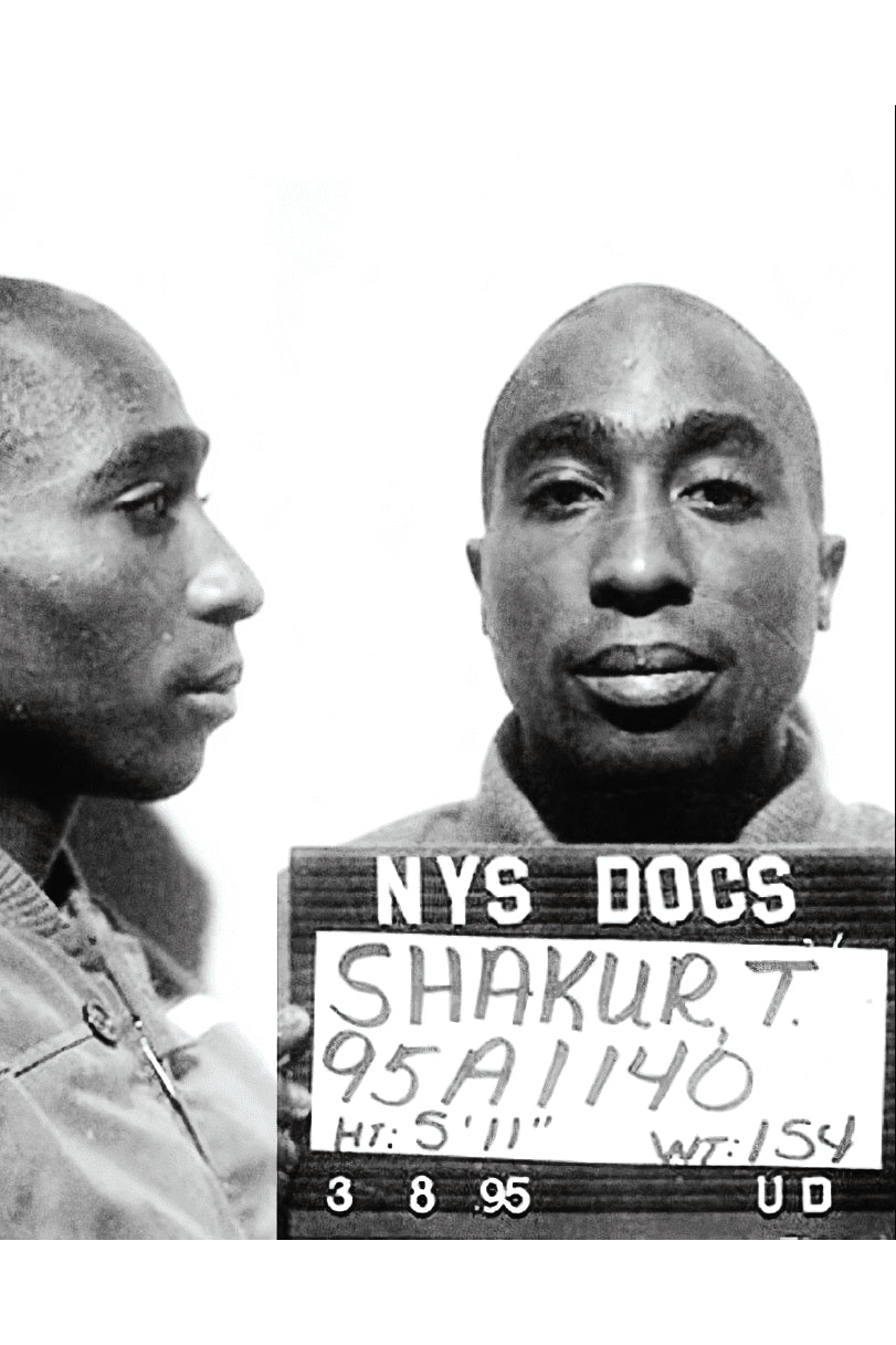 TUPAC MUGSHOT POSTER - PosterFi
