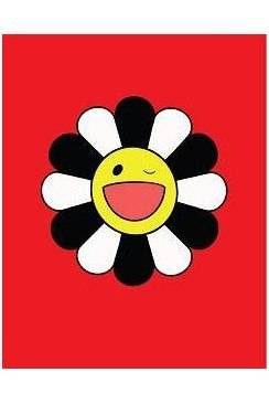 WINKY FLOWER RED WHITE BLACK POSTER - PosterFi
