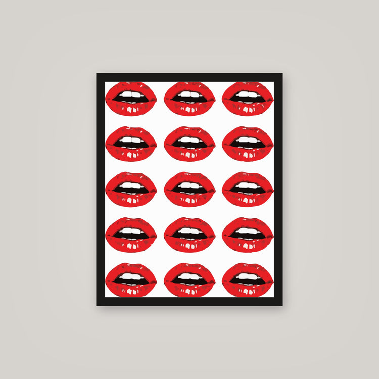 [auto-mockup] 15 LIPS POSTER - 16 x 20 in.