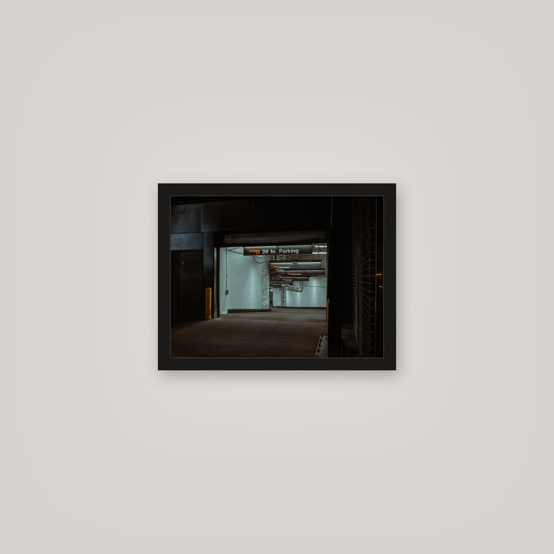 [auto-mockup] 24HR ICON PARKING POSTER - 11 x 14in.