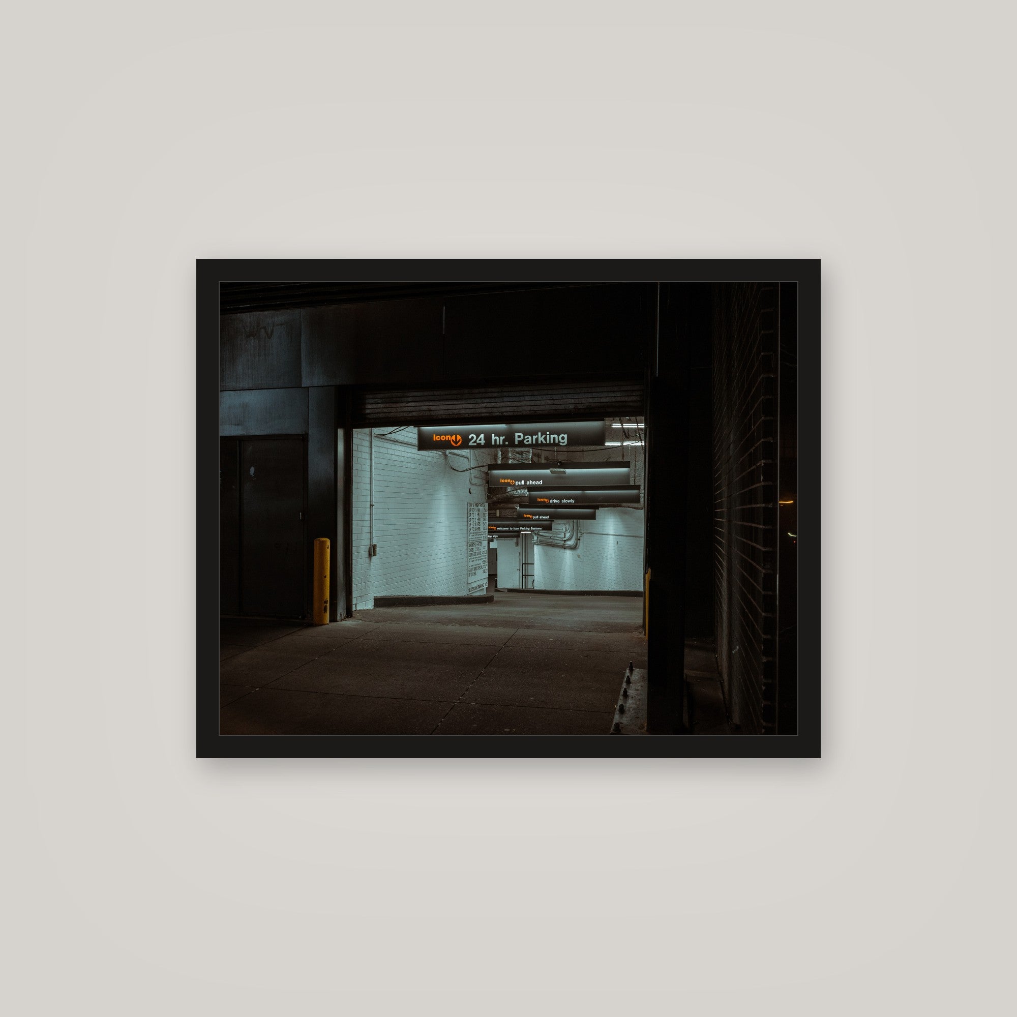 [auto-mockup] 24HR ICON PARKING POSTER - 16 x 20in.